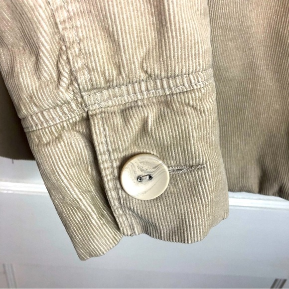 Sonoma tan/ beige coat corduroy lined with polyester fill coat / jacket size L - Picture 4 of 14